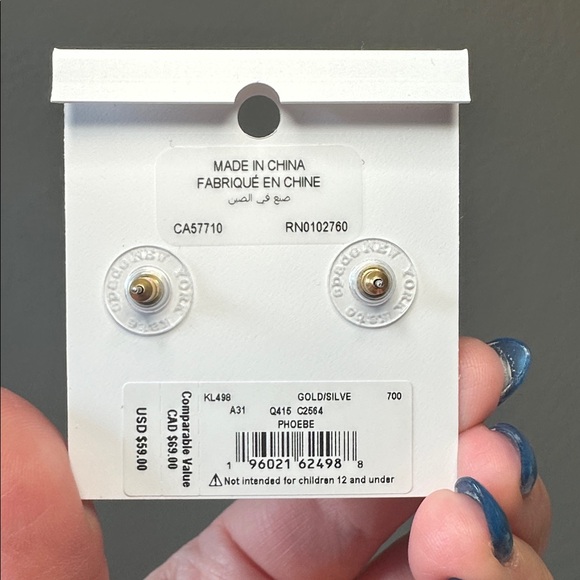 NWT - Kate Spade Phoebe Turnlock Studs - Picture 6 of 13